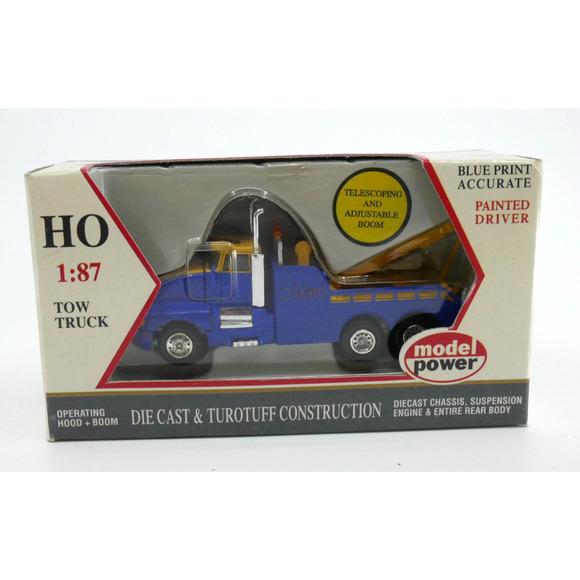 Model Power Other - Model Power HO Scale Mom's Diecast Tow Truck / Wrecker #30001